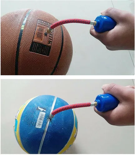 Vista 4 de Sports Ball Portable Hand Airs Portable for Inflating Exercise Balls Inflator Hand Pumps for Volleyball Football Basketball Compact Carry Storage