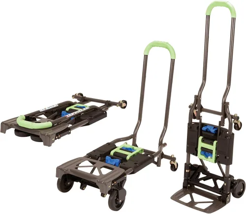 Vista 11 de Cosco Shifter - Carro de mano plegable, marco de acero resistente, capacidad de 300 libras, color negro