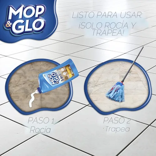 Vista 3 de Mop & Glo Multi-Surface Floor Cleaner, Fresh Citrus, 64 Oz