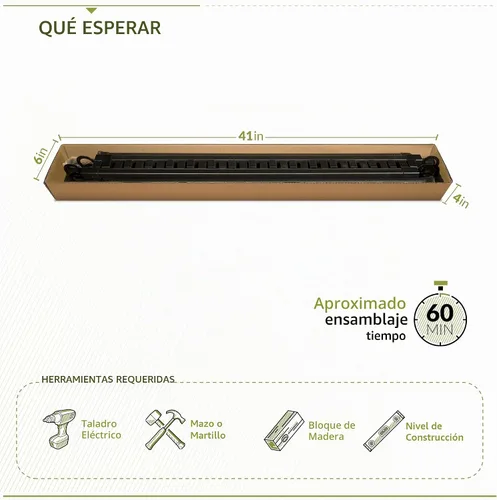 Vista 7 de Zippity - Kit de valla Zurich de 24 pulgadas, de poliacero para bricolaje, sin excavación 24"H x 36"W Poly-Steel (plano)