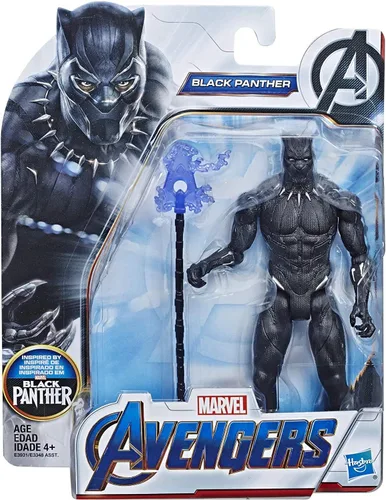 Vista 2 de Marvel Avengers Black Panther - Figura de acción de Marvel de 6 pulgadas Marvel Super Hero, Juguete