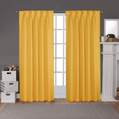 Vista 21 de Par de paneles de cortinas plisadas de doble pellizco para ventana (con 2 paneles combinados, 42 pulgadas de ancho x 45 pulgadas de largo)
