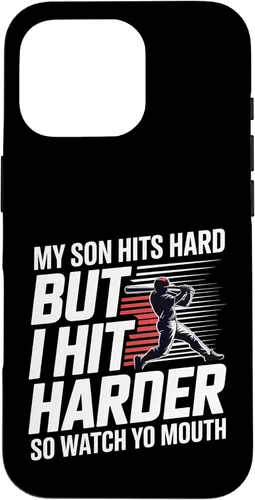 Vista 20 de My Son Hits Hard But I Hit Harder So Watch Yo Mouth - Case for iPhone 17