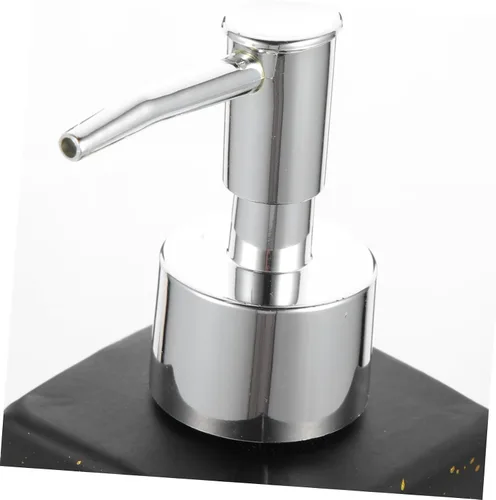 Vista 3 de STOBAZA Botella dispensadora de loción Push-top Botella de llenado de líquido de 11.8 fl oz para gel de ducha Mini Bomba