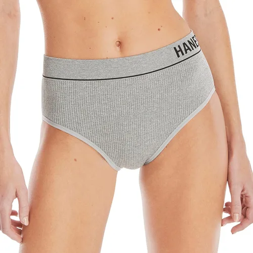 Vista 2 de Hanes Ropa interior de bikini de pierna alta para mujer, bikini sin costuras, colores surtidos, paquete de 6