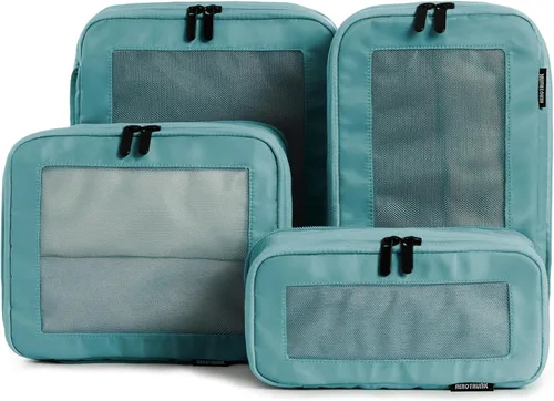 Vista 22 de Aerotrunk Cubos de embalaje de compresión para viajes, paquete de 2, beige