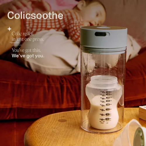 Vista 3 de Colicsoothe - Botella eliminadora de aire anticólicos de Tommee Tippee - Alivia los cólicos, los gases y las molestias en recién nacidos, bebés