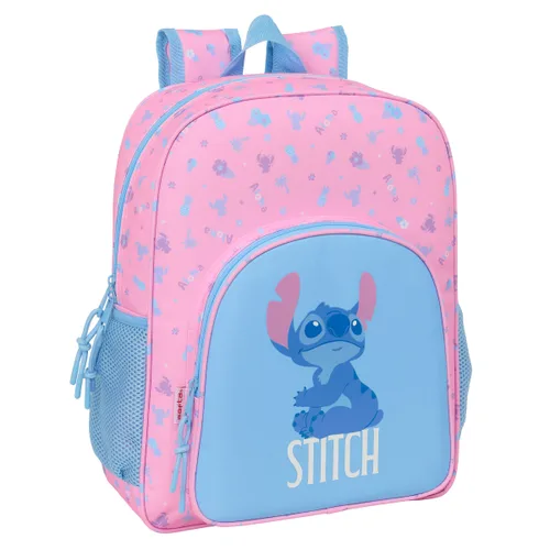 Vista 2 de Mochila Escolar Lilo & Stitch Bright Rosa 32 x 38 x 12 cm