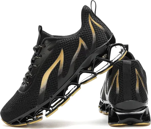 Vista 7 de Zapatos deportivos para correr con hoja para hombre tenis para caminar casuales cómodos a la moda antideslizantes para el trabajo deportes deportes