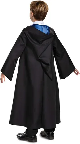 Vista 2 de Bata de Harry Potter, bata oficial de Hogwarts Wizarding World, accesorio de disfraz de lujo para niños