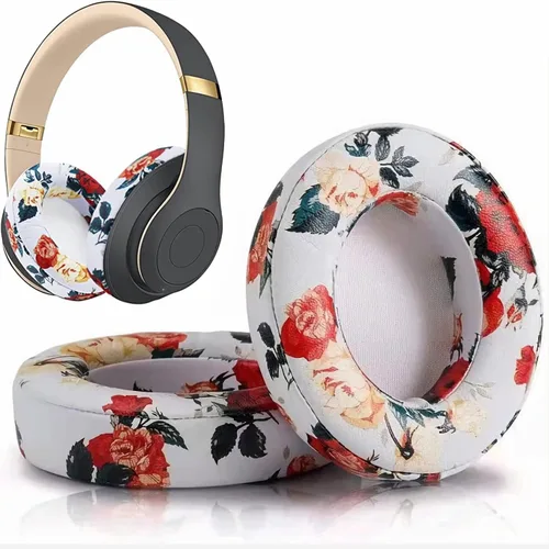 Vista 12 de Studio 2 - Almohadillas de repuesto para auriculares Beats Studio 2 y Studio 3 con cable e inalámbricos, almohadillas de espuma viscoelástica