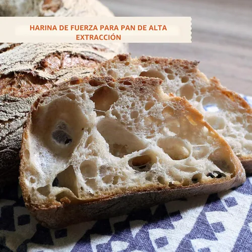 Vista 5 de CENTRAL MILLING Harina de pan artesanal 100% orgánica - 25 libras - Old World
