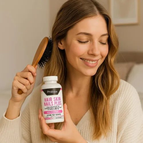 Vista 5 de Probase Nutrition Cabello, piel y uñas más 60 cápsulas de suministro para 30 días