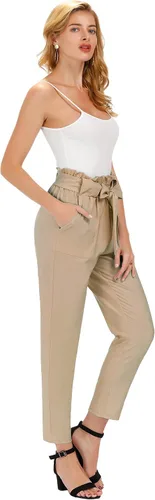 Vista 3 de GRACE KARIN Pantalones cortos de cintura con bolsillos para mujer