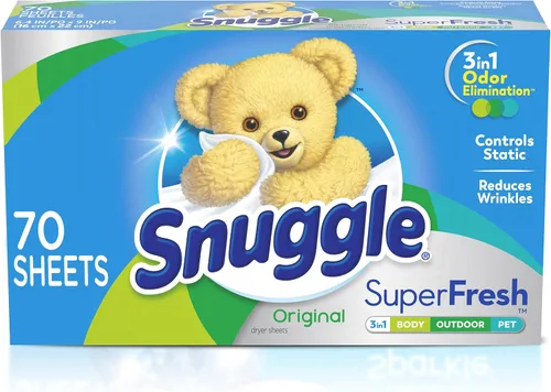 Vista 15 de Snuggle SuperFresh - Hojas para secadora, 200 unidades, brisa matutina