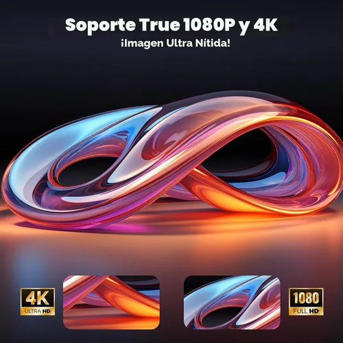 Vista 7 de Proyector para exteriores con aplicaciones oficiales, 1080P nativo, imagen