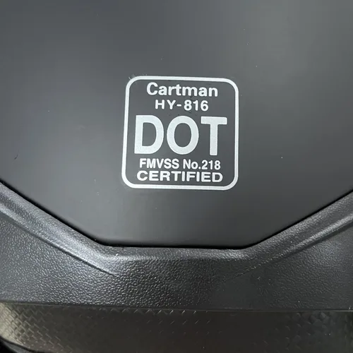 Vista 6 de Cartman Motorcycle Open Face Helmet with Sun Visor Quick Release Buckle, DOT Approved