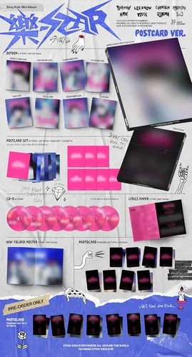 Vista 8 de Stray Kids -Star Rock-Star 8th Mini Album Full 12 Versión SET Limited STAR Version+ROCK Version+ROLL Version+HEADLINER Version+POSTCARD 8 Version