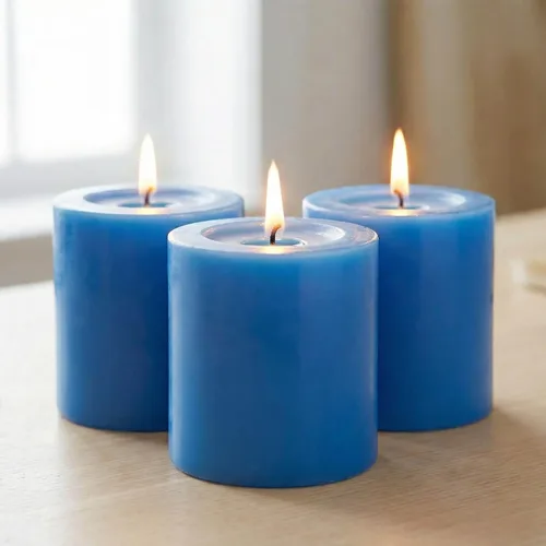 Vista 41 de Richland® Juego de 20 velas de pilar de 2 x 3 pulgadas, color marfil sin perfume