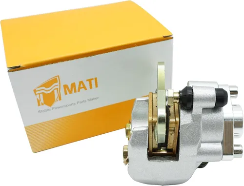 Vista 2 de M MATI Pinza de freno trasera para Yamaha Raptor 125 250 350 YFM125 250 350 sin freno de estacionamiento 5YT-2580W-10-00