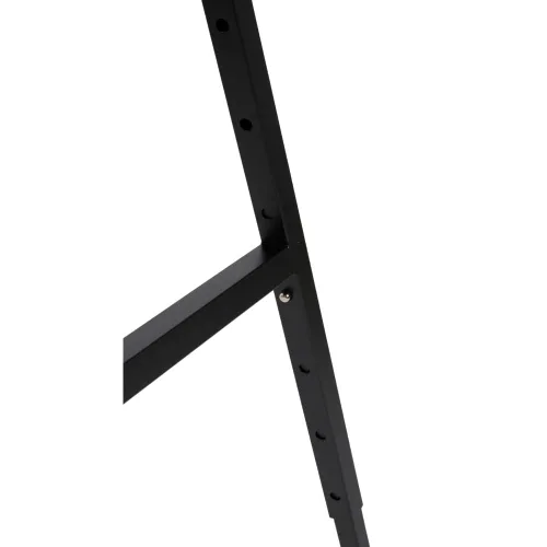 Vista 5 de SSWBasics Perchero redondo negro, perchero de ropa de 36 pulgadas de diámetro, altura ajustable de 48 a 72 pulgadas en incrementos de 3 pulgadas