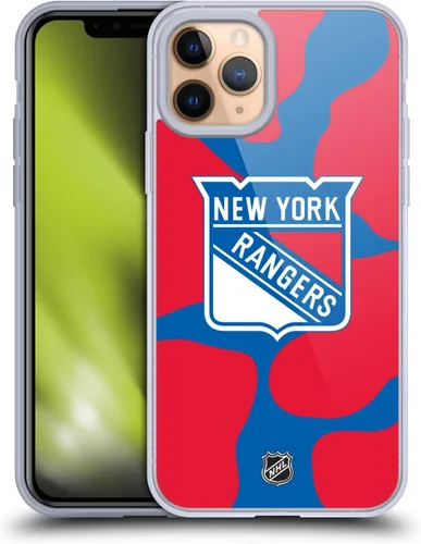 Vista 10 de Head Case Designs Funda de gel suave con licencia oficial de la NHL Camouflage New York Rangers compatible con Apple iPhone 7 Plus/iPhone 8 Plus