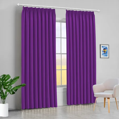 Vista 16 de Cortinas opacas para ventanas con ganchos y alzapaños (rosa, 52.0 x 71.7 in, 1 panel)
