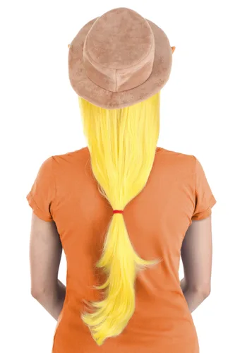 Vista 2 de Peluca de Applejack para Adultos de My Little Pony Multicolor