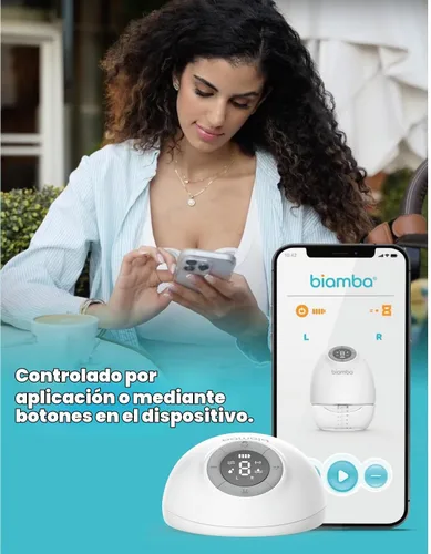 Vista 6 de Pump Pro - Extractor de leche portátil manos libres, bombas de lactancia materna portátiles de 6.1 fl oz con control de aplicación, sacaleches