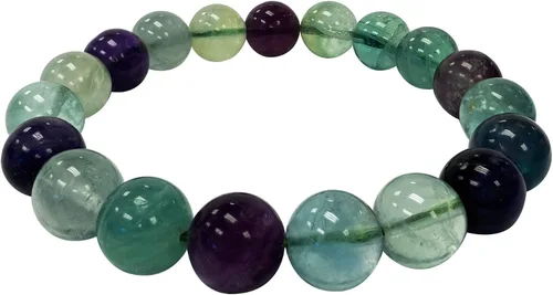 Vista 376 de Gem Avenue Handmade Round Bead Stretch Bracelet Unisex Natural Stone Beaded Jewelry for Men & Women, Elastic Wristband for Daily Wear