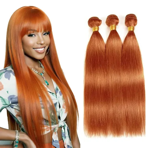 Vista 148 de Color 30 paquetes de cabello humano marrón onda del cuerpo paquetes 8 10 12 pulgadas brasileño virgen Remy extensiones de cabello humano doble trama