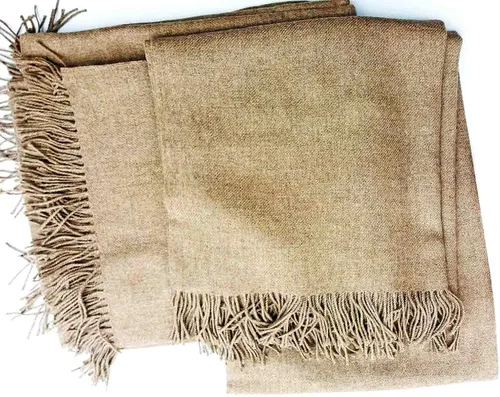 Vista 3 de Manta de lujo 100% alpaca peruana, extra individual (52" x 71" - 130 x 180 cm, 21.16 oz), beige natural, sedoso, orgánico, sedoso, sostenible, súper