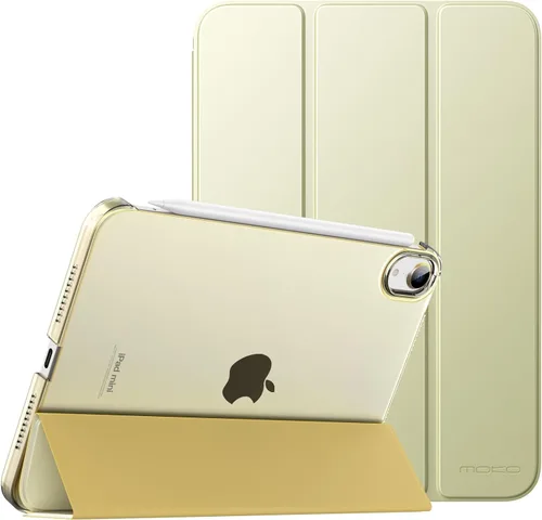 Vista 36 de MoKo Funda para iPad mini 7 (A17 Pro) Generación 2024, Funda para iPad mini 6 2021, Funda Protectora Delgada y Ligera de 8.3 Pulgadas con Carcasa