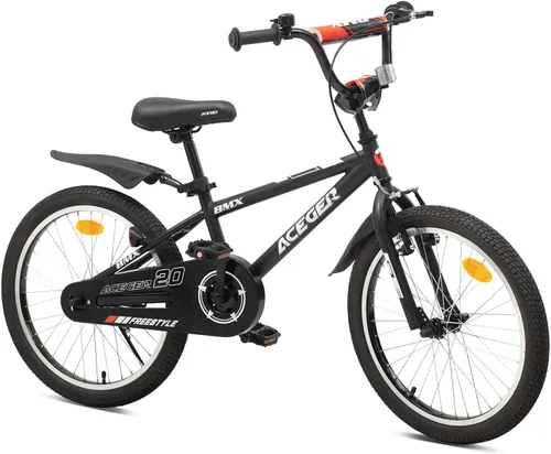 Vista 18 de ACEGER Bicicleta para niños de 2 a 10 años, estilo BMX, para niños y niñas de 2 a 10 años, bicicleta para niños de 12, 14 y 16 pulgadas, con ruedas