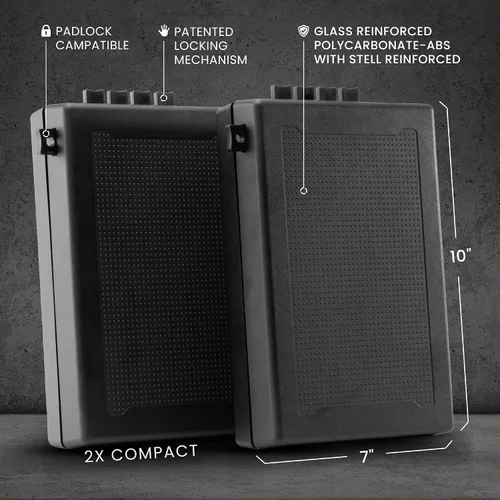 Vista 2 de Stopbox Pro - Alternativa segura para armas de mano, funda portátil de acceso instantáneo, compatible con la TSA, caja de seguridad para automóvil