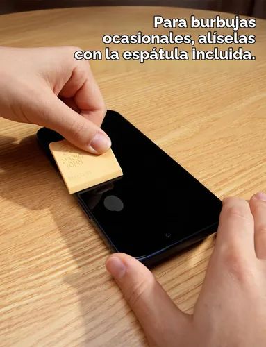 Vista 8 de MAGIC JOHN Paquete de 2 protectores de pantalla de vidrio templado para iPhone 13/14 y iPhone 13 Pro de 6.1 pulgadas, eliminación automática
