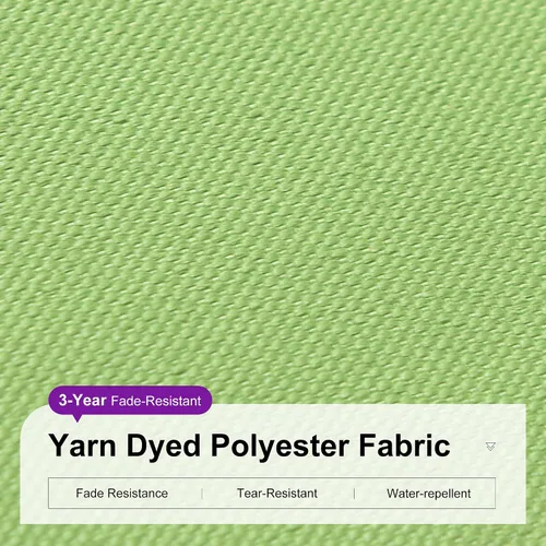Vista 7 de PURPLE LEAF Paraguas al aire libre con base 8' x 8' protección solar verde Manzana Verde (Apple Green)