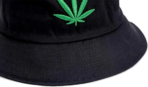 Vista 5 de Sombrero de marihuanahierba con protección solar, gorra de pesca plegable (tamaño 7-7 14), talla única