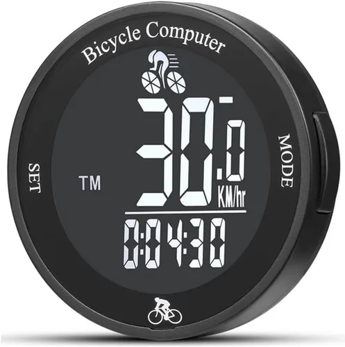 Vista 8 de Sensor de velocidad de ciclismo para carretera,Computadora de ciclismo inalámbrica,Velocímetro de bicicleta con retroiluminación automática IP67