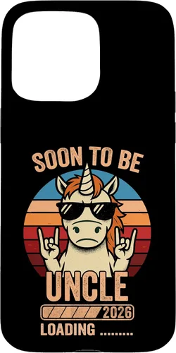 Vista 31 de Soon to Be Uncle 2026 Unicorn Uncle to Be 2026 Case for iPhone 16