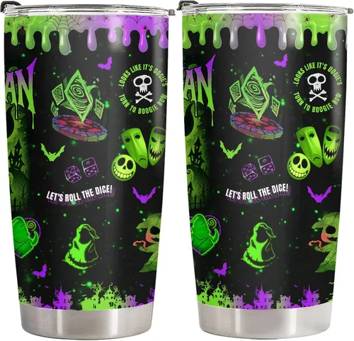 Vista 11 de 34HD Witch Queen 20 oz Tumbler Gothic Villain Dark Rose Gifts for Women Backwiches queen