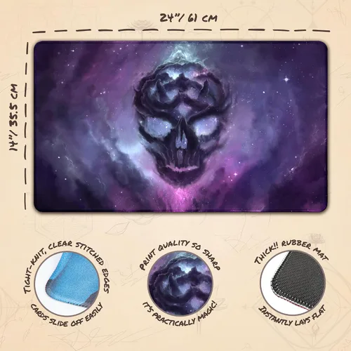 Vista 4 de Celestial Manas - Padre Art by Daniel Ziegler. Non-Slip Rubber Base. Compatible with Magic The Gathering TCG. Durable Tabletop Desk Protection.
