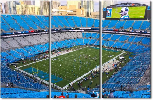 Vista 91 de TUMOVO MetLife Stadium - Decoración de pared de Nueva York, 3 piezas, lienzo, arte de pared para decoración del hogar, juegos de fútbol americano