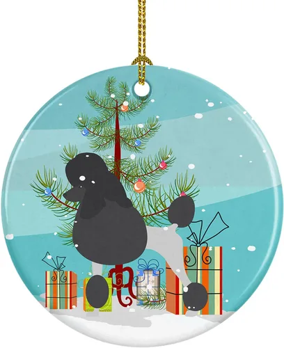 Vista 27 de Caroline's Treasures Cavalier King Charles Spaniel - Adorno de cerámica para árbol de Navidad, decoración colgante para el hogar, Navidad, fiestas