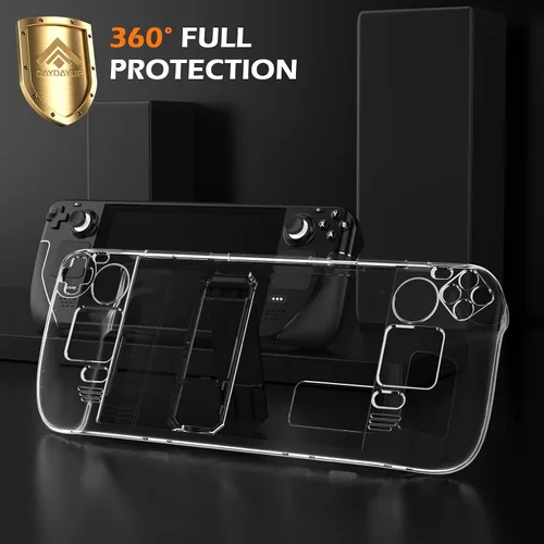 Vista 5 de Daydayup Funda protectora con soporte para cubierta de vapor protector de cubierta con base de soporte funda protectora completa compatible
