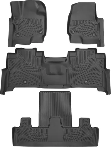 Vista 45 de Powerty Alfombrillas para Jeep Grand Cherokee L 2021-2025 (solo reposabrazos central de 6 plazas sin segunda fila), accesorios de revestimiento