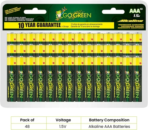 Vista 2 de Go Green Power 24049 DNP GoGreen Power alcalinas AAA 48pk