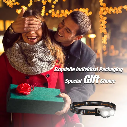 Vista 9 de EverBrite Luces de sombrero recargable con clip con sensor de movimiento, 3 modelos LED de 180° lámpara de cabeza ajustable para llevar y clip