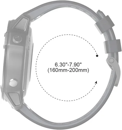 Vista 7 de ANCOOL Compatible con Fenix 7S Band - Correa de reloj suave de dos tonos para relojes inteligentes Fenix 5S/Fenix 5S Plus/Fenix 6S/Fenix 7S/Fenix 6S