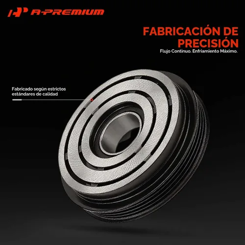 Vista 4 de A-Premium - Kit de embrague para compresor de aire acondicionado